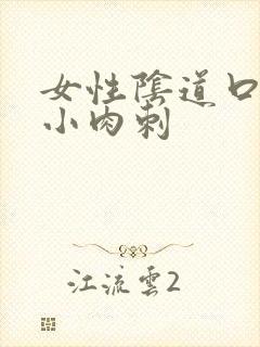 女性阴道口起了小肉刺