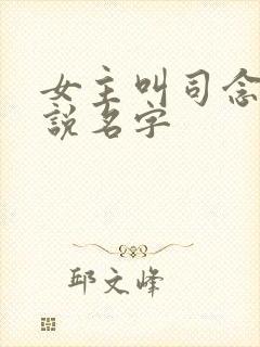 女主叫司念的小说名字