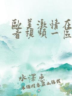 欧美激情在线观看视频一区二区