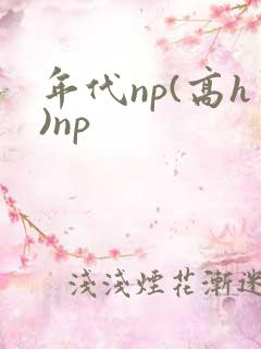 年代np(高h)np