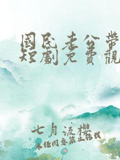 国民老公带回家短剧免费观看