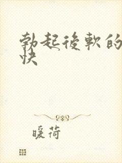 勃起后软的特别快