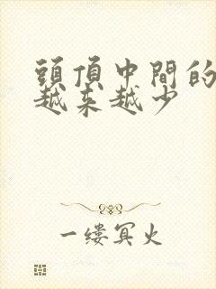 头顶中间的头发越来越少