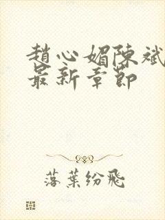 赵心媚陈斌小说最新章节