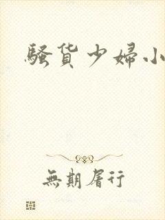 骚货少妇小说