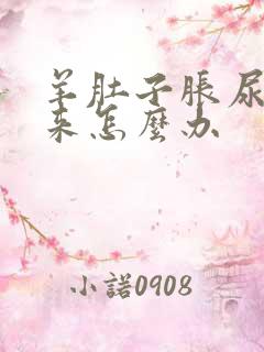 羊肚子胀尿不出来怎么办