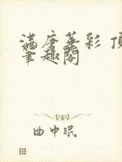 满唐华彩 顶点笔趣阁