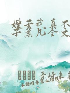 嫂子我真不是傻子叶凡全文免费阅读