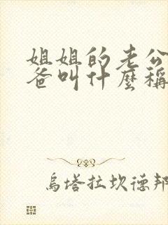 姐姐的老公的爸爸叫什么称呼