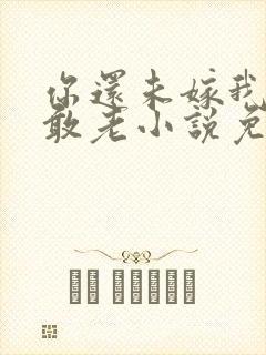 你还未嫁我怎么敢老小说免费阅读