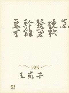 豆干发硬怎么做才能变软