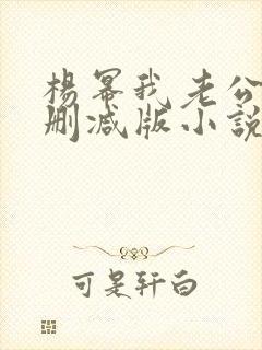 杨幂我老公呢无删减版小说最新章节