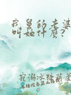 我舅的老婆应该叫她什么?