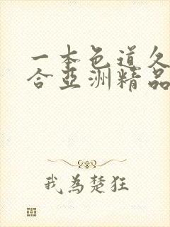 一本色道久久综合亚洲精品不卡