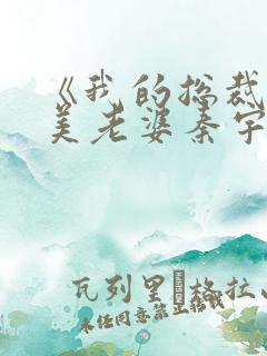 《我的总裁白富美老婆秦宇》原著小说