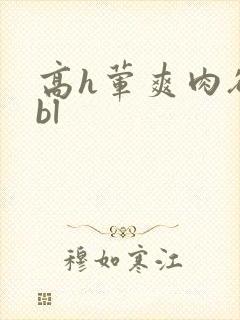 高h荤爽肉欲文bl