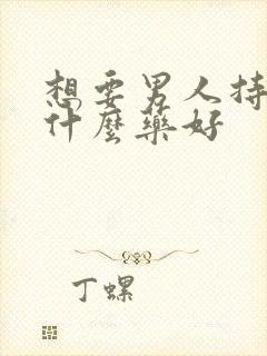 想要男人持久吃什么药好