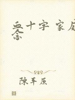 血十字 家庭观念