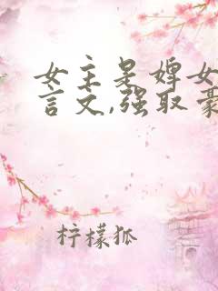 女主是婢女的古言文,强取豪夺