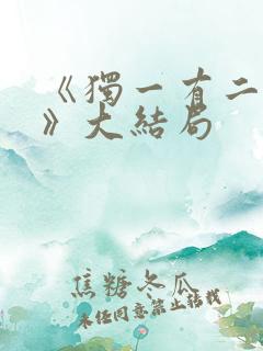 《独一有二的她》大结局