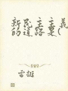 新民主主义革命的道路是(