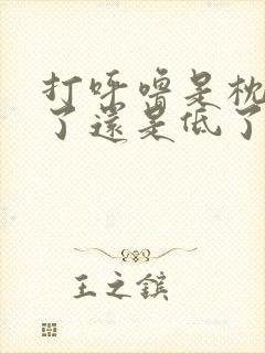 打呼噜是枕头高了还是低了