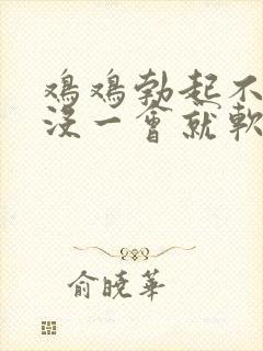 鸡鸡勃起不够硬没一会就软了