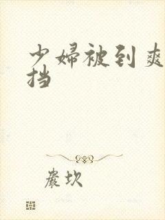 少妇被到爽无遮挡