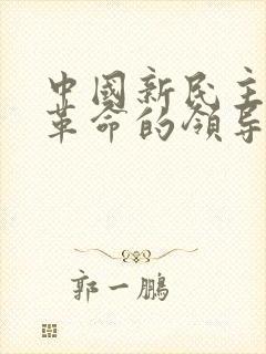 中国新民主主义革命的领导阶级是