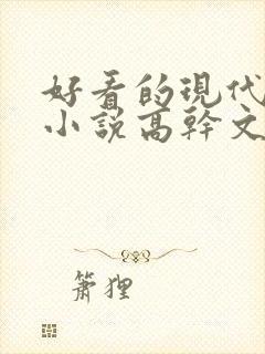 好看的现代言情小说高干文