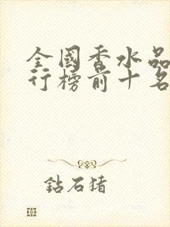 全国香水品牌排行榜前十名