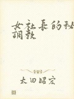 女社长的秘密奴调教