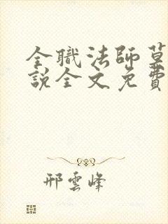 全职法师莫凡小说全文免费阅读完整版