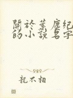 关于叶尘纪欣然的小说名字