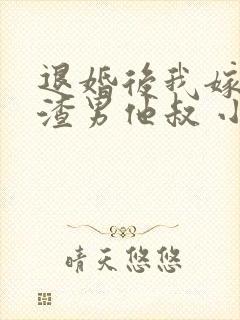 退婚后我嫁给了渣男他叔 小说