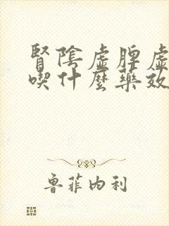 肾阴虚脾虚湿盛吃什么药效果最好