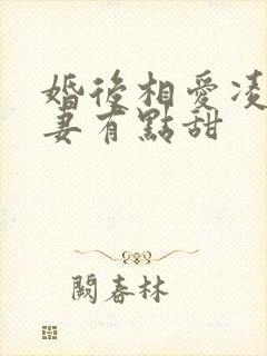 婚后相爱凌总追妻有点甜