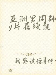 亚洲男同帅gay片在线观