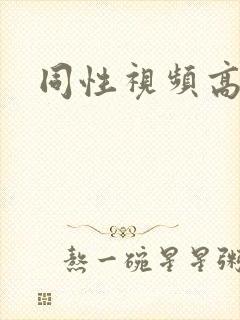 同性视频高h