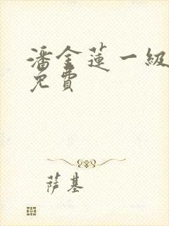 潘金莲一级淫片免费