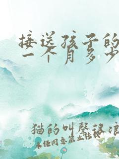 接送孩子的阿姨一个月多少钱