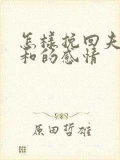 怎样挽回夫妻不和的感情