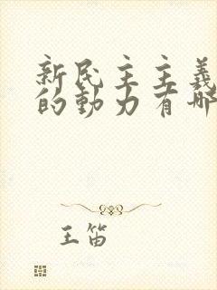 新民主主义革命的动力有哪些阶级