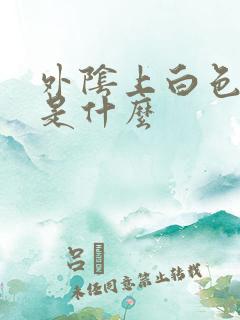 外阴上白色斑点是什么