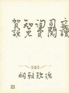 贺知洵司容的小说免费阅读最新章节