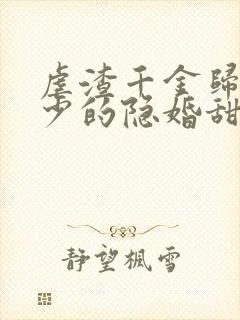 虐渣千金归来王少的隐婚甜妻短剧