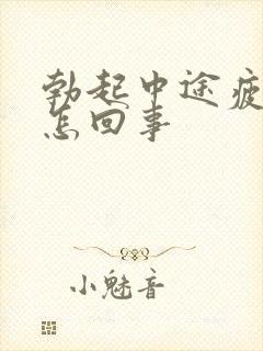 勃起中途疲软是怎回事