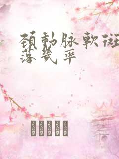 颈动脉软斑块脱落几率