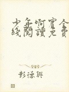 少年啊宾全文在线阅读免费