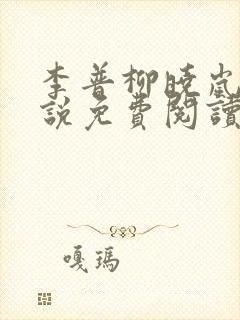 李普柳晓岚的小说免费阅读无弹窗